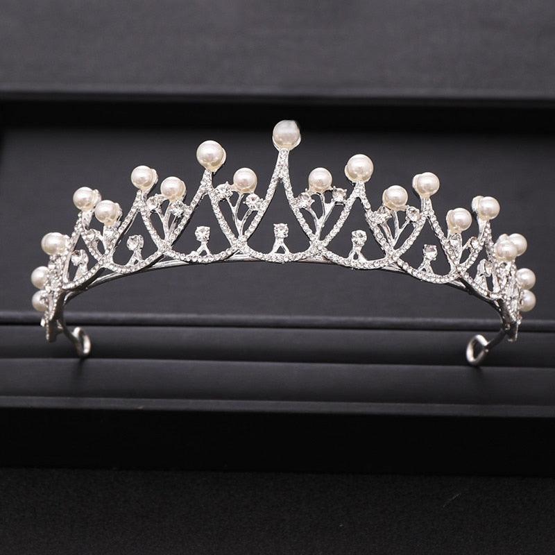 Wedding Crown Hair Jewelry Bridal  Hair Accessories Women Crown Rhinestones Crystal Tiaras Bride Queen Party Crowns Gift Bridal Headdress Wedding Hair Jewelry Bridal Hair Accessories Women Rhinestones Crystal Tiaras