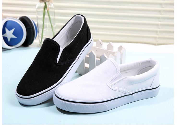 White Couple Canvas Women Espadrilles Shoes Womens Flats Women Running Breathable White Casual Slip On Flats Comfortable Walking Casual Simple Espadrilles