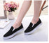 White Couple Canvas Women Espadrilles Shoes Womens Flats Women Running Breathable White Casual Slip On Flats Comfortable Walking Casual Simple Espadrilles