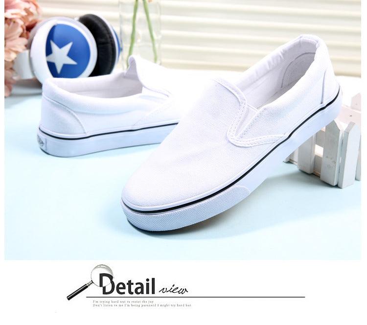 White Couple Canvas Women Espadrilles Shoes Womens Flats Women Running Breathable White Casual Slip On Flats Comfortable Walking Casual Simple Espadrilles