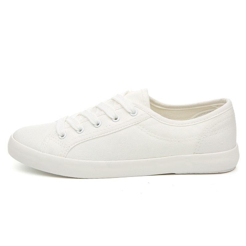 White Summer Womens Sneakers Trainers White Leather Canvas Shoes Tenis Classic Casual Cotton Slip On Canvas Comfortable Walking Flats Sneakers - STEVVEX Shoes - 104, Canvas Flat Sneakers, Canvas Shoes, Canvas Womens Sneakers, Classic Womens Sneakers, Fashion Sneakers, Modern Womens Sneakers, Shoes, Sneakers, Soft Women Sneakers, Walking Casual Shoes, Walking Sneakers, White Womens Sneakers, Women sneakers, Women's Sport Sneakers, Womens Casual Flat Canvas Shoes - Stevvex.com