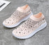 White Womens Crystal Sneakers Spring Autumn Casual Zipper Flat Shoes Non-slip Breathable Outdoor Espadrilles Breathable Mesh Simple Design Slip-On Shoes Women Mesh Casual Espadrilles