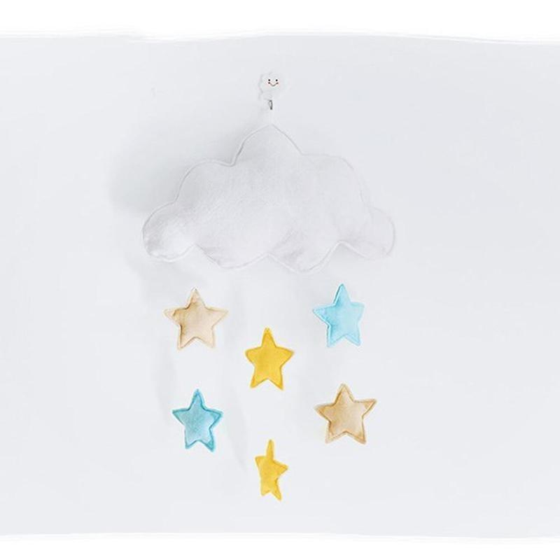 Wind Chimes Handmade Cloud Felt Love Pendant Baby Children Cloud Bed Bell Mobile Crib Jewelry Creative Pendant  Bedroom Loving Ceiling Hanging Heart Decor Girls Wind Chime Nursery Decoration