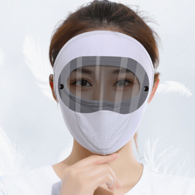 Windproof Anti Dust Face Mask Cycling Ski Breathable Masks Fleece Face Shield Hood Caps with HD Goggles Cycling Cap Balaclava  Skating Hat Motorbike Biker Racing Breather Mask Tactical Airsoft Cap Scarf Mask Ski Hat Spring Summer For Men Women