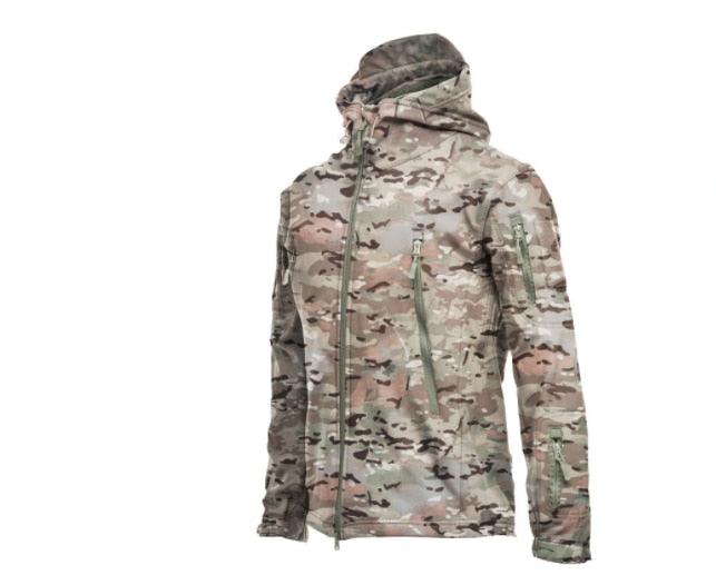 Winter Big Size Men Camouflage Jacket Soft Classic Design Unique Wind & Water-Resistant Jacket Tactical Jacket Men Waterproof Warm Windbreaker Clothing For Men Outdoor Camouflage Hooded Coat