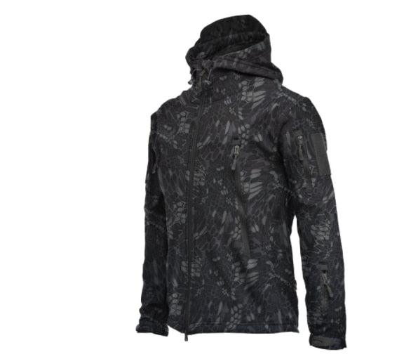 Winter Big Size Men Camouflage Jacket Soft Classic Design Unique Wind & Water-Resistant Jacket Tactical Jacket Men Waterproof Warm Windbreaker Clothing For Men Outdoor Camouflage Hooded Coat