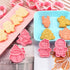 Winter Cartoon Biscuit Mould Christmas Cookie Cutters Christmas Molds ABS Plastic Baking Mould Cookie Tools Cake Decorating Tools Cartoon Cookie Christmas Tree Shaped Biscuit Molds