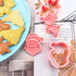 Winter Cartoon Biscuit Mould Christmas Cookie Cutters Christmas Molds ABS Plastic Baking Mould Cookie Tools Cake Decorating Tools Cartoon Cookie Christmas Tree Shaped Biscuit Molds