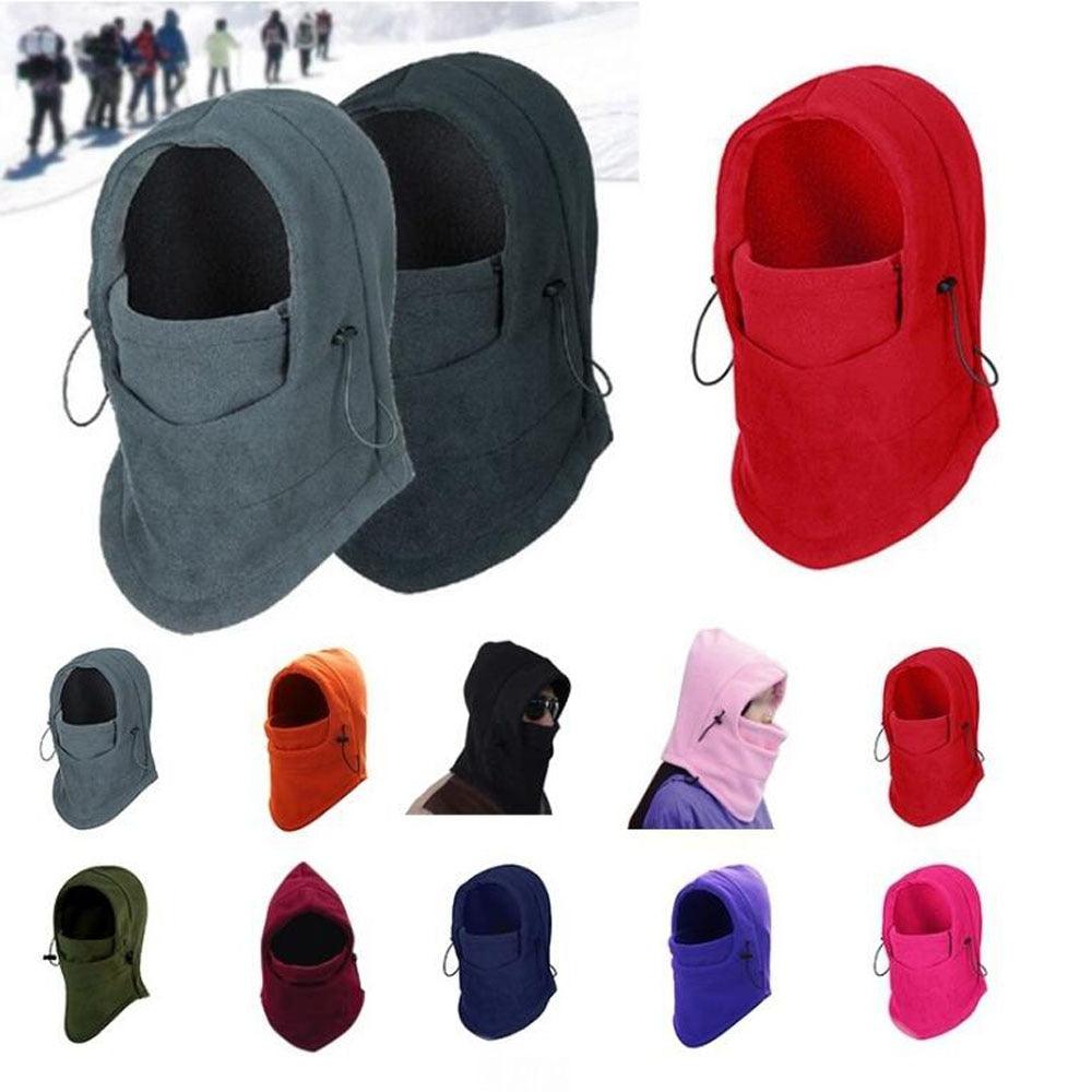 Winter Cycling Cap Fleece Thermal Keep Warm Windproof Cycling Face Mask Balaclava Skiing Fishing Hiking Skating Hat Headwear Fashion Balaclava Shawl Women Winter Hat Soft Knitted Hooded Neck Collar Cap Beanie Hat Warm Scarf Unisex Bonnet Hooded Scarf Hat