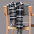 Winter Fashion Outdoor Plaid Soft Scarf Unisex Shawl Scarfs Warm Lightweight Wrap Muffler Elegant Cashmere Hijab Stylish Scarf Tassels For Women Men 185*35cm