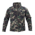 Winter Fleece Jacket Men Soft Waterproof Camouflage Coat Tactical Hiking Jackets Uniform Thermal Fleece Jacket Men Casual Clothing Climbing Warm Jacket Workout Outdoor Windbreaker Clothing