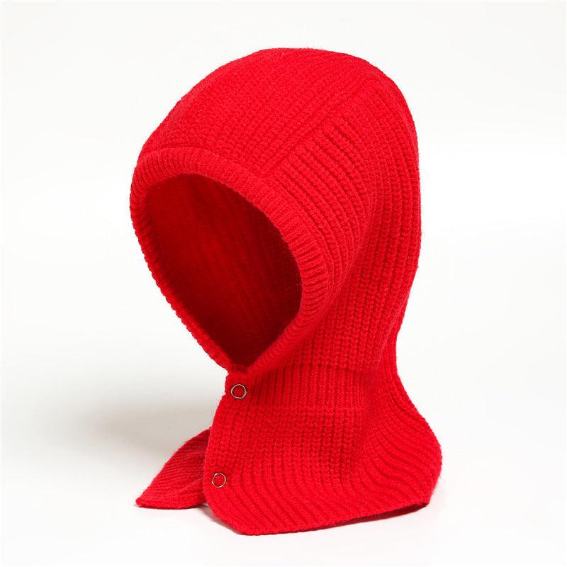 Winter Hat Skullies Beanies Hats Men Women Scarf Warm Breathable Hood Knitted Hat Caps Balaclava Mask Gorras Bonnet Knitted Hat Face Hooded Cowl Neckerchief with Drawstring Soft Balaclava Pullover Knitted Beanie for Adults Men Women Ski Caps