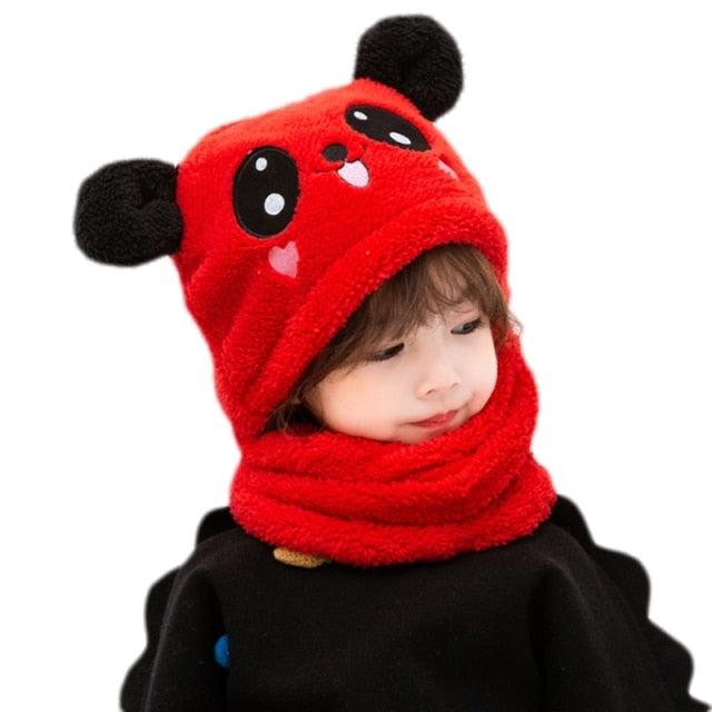 Winter Hat Warm Winter Fashion Adult Kids Winter Fuzzy Plush Balaclava Hat Cartoon Panda Rabbit Windproof Full Cover Earflap Hood Cap Neck Warmer Scarf Fleece Balaclava Hood Ski Mask Cold Weather Face Mask Neck Warmer Winter Nose Warmer