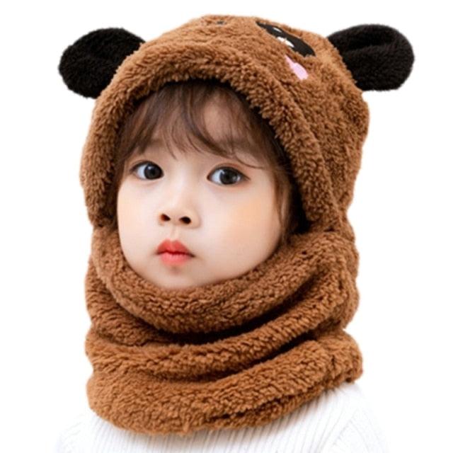 Winter Hat Warm Winter Fashion Adult Kids Winter Fuzzy Plush Balaclava Hat Cartoon Panda Rabbit Windproof Full Cover Earflap Hood Cap Neck Warmer Scarf Fleece Balaclava Hood Ski Mask Cold Weather Face Mask Neck Warmer Winter Nose Warmer