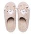 Winter House Women Fur Slippers Soft Memory Foam Sole Cute Fox Bear Bedroom Fluffy Slippers Couples Plush Shoes Comfortable Closed Toe House Slippers Shoes Anti slip Sandals Lightweight Winter Indoor Cartoon Slippers