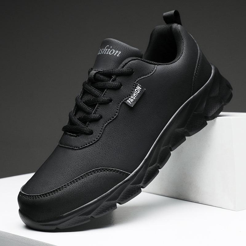 Winter Mens Casual Shoes Fur Design Sneakers Mens Lace-up Trainers Walking Shoes Leather Shoes Slip On Casual Lightweight Shoes Comfortable Warm Outdoors Walking Sneakers