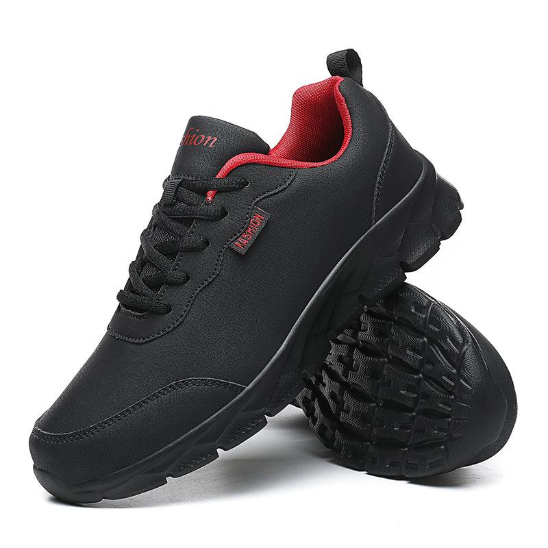 Winter Mens Casual Shoes Fur Design Sneakers Mens Lace-up Trainers Walking Shoes Leather Shoes Slip On Casual Lightweight Shoes Comfortable Warm Outdoors Walking Sneakers