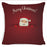 Winter Merry Christmas Cushion Cover Red Christmas Santa Claus Greeting Christmas Pillow Covers Red Plaid Pillow Covers Christmas Tree Snowflakes Text Pillow Cover