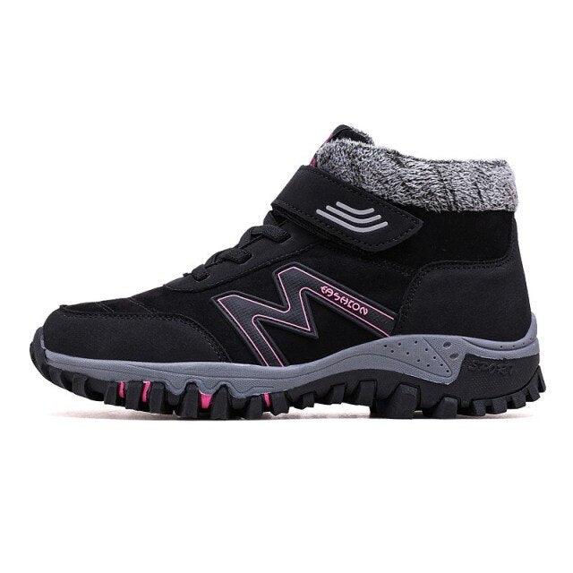 Winter Outdoor Casual Shoes Non-slip Warm Soft Cotton Shoes Mens Comfortable Snow Shoes Lightweight Low-Top Sneakers Non-Slip Wear-Resistant For Outdoor Walking Camping