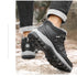 Winter Snow Boots Waterproof Leather Sneakers Super Warm Men's Boots Outdoor Hiking Boots Warm Fur Line Hiking Boot Outdoor Walking Shoes Casual Leather Booties For Men