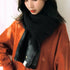 Winter Soft Solid Thicken Soft Lightweight  Warm Scarf Cashmere Scarves Pashmina Shawls Wraps Scarves Pashmina Shawls Wraps Knitted Wool Long Scarf Women