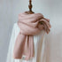 Winter Soft Solid Thicken Soft Lightweight  Warm Scarf Cashmere Scarves Pashmina Shawls Wraps Scarves Pashmina Shawls Wraps Knitted Wool Long Scarf Women