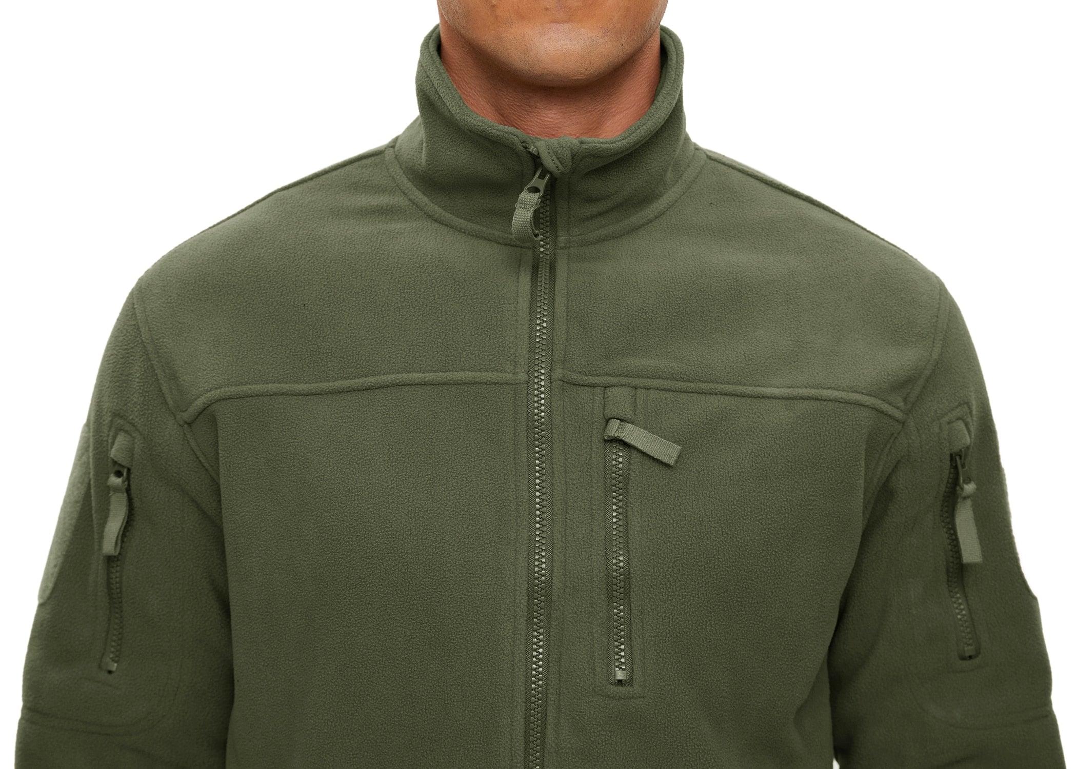 Winter Tactical Fleece Jacket Mens Jacket Unique Design Men's Winter Thermal Work Jacket Thermal Warm Security Fishing Work Coats Soft Winter Fleece Coat With Multiple Pockets