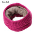 Winter Warm Brushed Knit Neck Warmer Wrap Lightweight Scarf Collar Neck Elegant Warmer Scarves Circle Go Out Wrap Cowl Loop Snood Shawl Outdoor Ski Climbing Scarf For Men Women