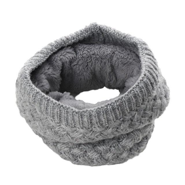 Winter Warm Brushed Knit Neck Warmer Wrap Lightweight Scarf Collar Neck Elegant Warmer Scarves Circle Go Out Wrap Cowl Loop Snood Shawl Outdoor Ski Climbing Scarf For Men Women