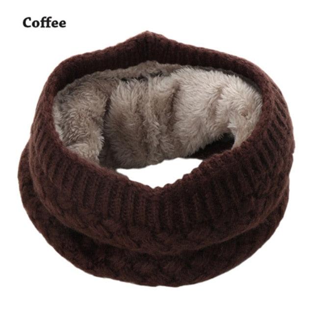 Winter Warm Brushed Knit Neck Warmer Wrap Lightweight Scarf Collar Neck Elegant Warmer Scarves Circle Go Out Wrap Cowl Loop Snood Shawl Outdoor Ski Climbing Scarf For Men Women