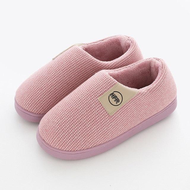 Winter Warm Shoes Woman Men Indoor Slippers Soft Plush Home Floor Slipper Anti-slip Womens Memory Foam House Slippers Indoor Lightweight Soft Cozy Home Slippers