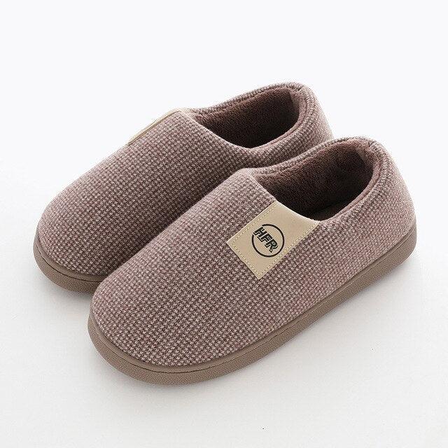 Winter Warm Shoes Woman Men Indoor Slippers Soft Plush Home Floor Slipper Anti-slip Womens Memory Foam House Slippers Indoor Lightweight Soft Cozy Home Slippers