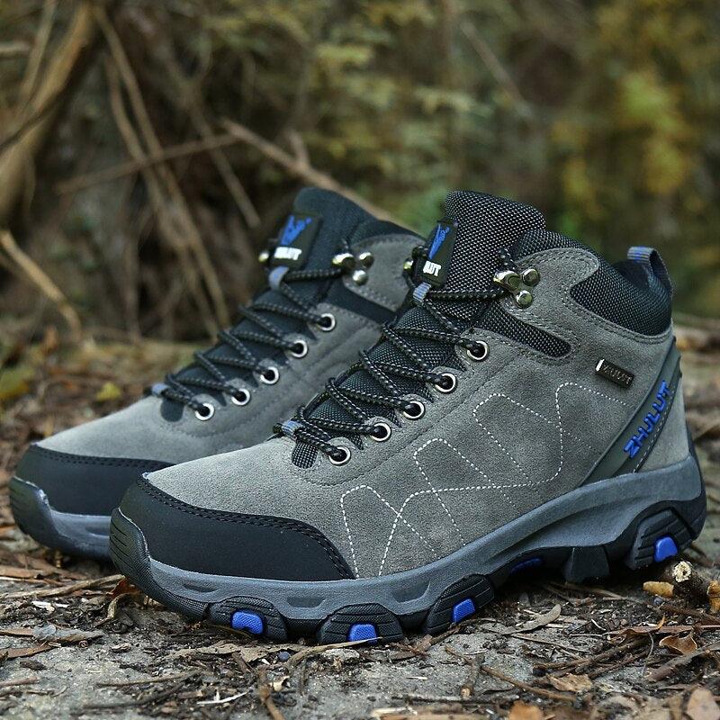 Winter Warm Sports Boots Men's Outdoor Non-Slip Hiking Shoes Men's Women's Sports Boots Hunting Outdoor Walking Lace Up Anti-Slip Ankle Booties Casual Strong Design