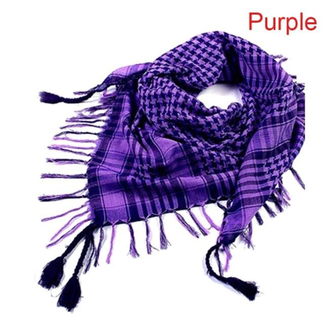 Winter Warm Unisex Fashion Lightweight Military Men Scarves Arab Tactical Desert Army Keffiyeh Scarf Military Scarves Shemagh Palestine Islamic Multifunction Tactical cotton head Scarf square Arabic Keffiyeh Wrap Bandana Women Men