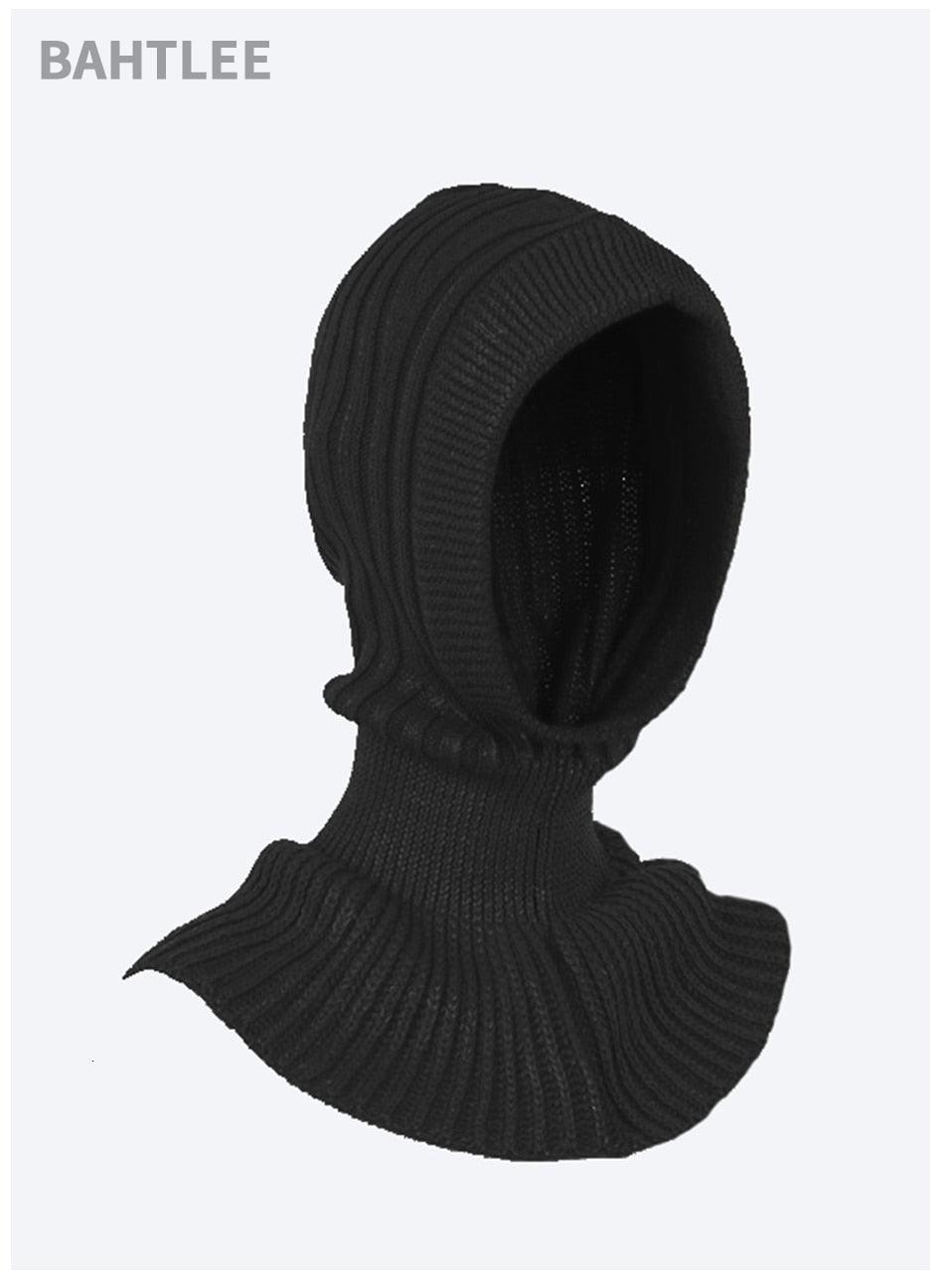 Winter Women Balaclava Wool Knitted Hat Scarf Caps Neck Warmer Hats Winter Motorcycle Mask Keep Warm Thermal Knitting Balaclava Motorbike Riding Face Mask Winter Warmed Windproof Ski Mask Cycling Hunting Fishing Tactical Airsoft Hat