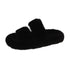 Winter Women House Furry Slippers Fashion Faux Fur Warm Shoes Slip On Flats Home Slides Plush Indoor Furry Cozy Open Toe House Shoes Indoor Outdoor Faux Fur Warm Comfy Slippers