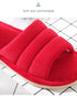 Winter Women Slippers Home Soft Slippers Flip Flops Plush Warm Hotel Sandals Anti Skid Bedroom Memory Foam Slippers Comfy Slip-On House Shoes With Anti-Skid Sole