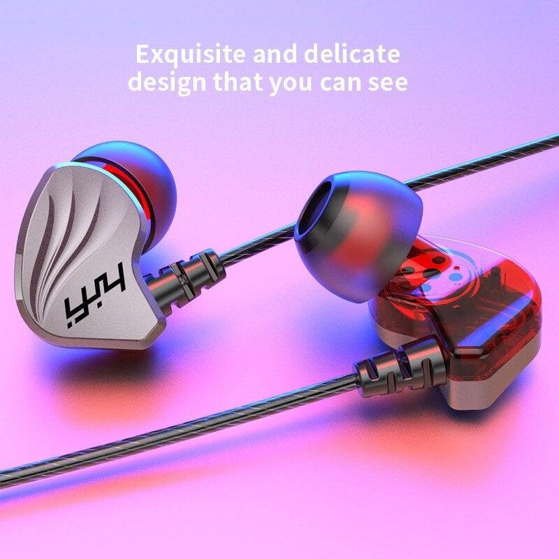 Wired Earphones In-Ear For Computer PC 3.5mm Earbuds Stereo Headset Gamer Handsfree With Mic Wired Earbuds Noise Isolating in-Ear Headphones Earphones with Mic Volume Control 3.5mm Plug for Sports Workout Compatible