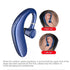 Wireless Blue Earhook Bluetooth Headphones Business Office Bluetooth 5.0 Over Ear Earphone Stereo Single Earbud With Mic HiFi Headphone Single Ear Headset Super Long Standby Noise Reduction Earpiece Compatible With Smartphones