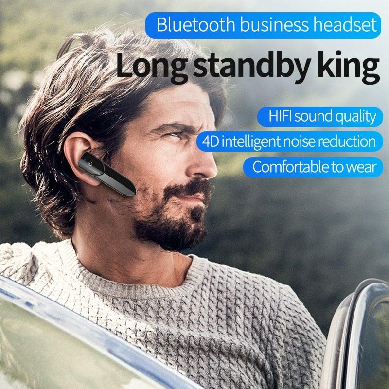 Wireless Bluetooth Headset Business Hands Free Long Standby V5.0 Earphones Waterproof Sport Earbuds With Microphone For Driving - STEVVEX Headphones - 123, earphone, headphone, headphones, headphones high quality, Headphones High Quality For Music, Headphones High Quality In Ear Mobile, headphones high quality sound, headset, Metal in-ear earphones, Mini Earbuds, Over-Ear Headphones with Mic, single headphones, Sound Sports Wireless, Sport Wireless Earphone - Stevvex.com