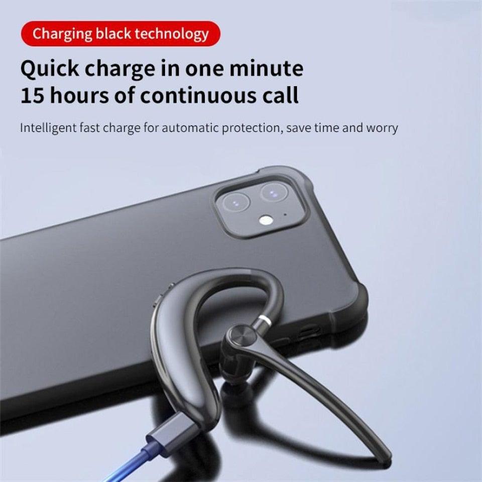 Wireless Headphones With Microphone Bluetooth Con Headset Earphones Updated Design with Industry Leading Sound & Improved Comfort, Long Wireless Range, Up to 24 Hours of Talk Time - STEVVEX Headphones - 123, Black headphones, Earphone, Earphones, Headphone, headphones, Music Earphones, One ear headphone - Stevvex.com