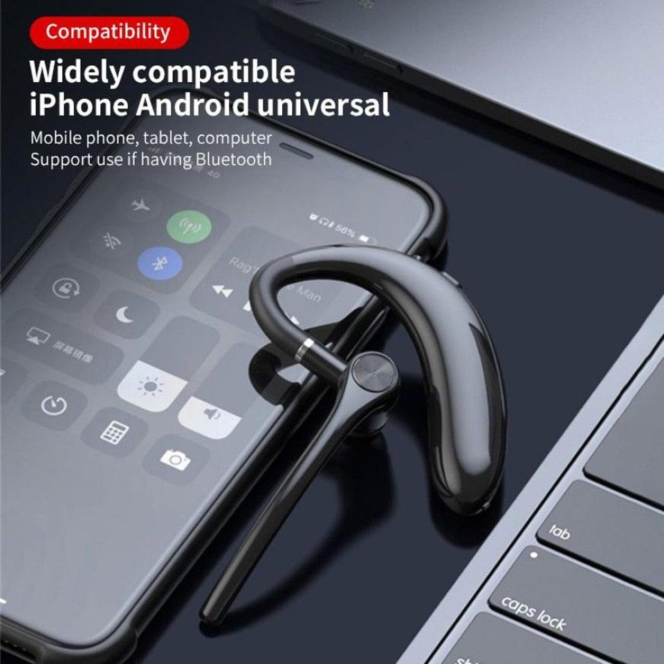 Wireless Headphones With Microphone Bluetooth Con Headset Earphones Updated Design with Industry Leading Sound & Improved Comfort, Long Wireless Range, Up to 24 Hours of Talk Time - STEVVEX Headphones - 123, Black headphones, Earphone, Earphones, Headphone, headphones, Music Earphones, One ear headphone - Stevvex.com