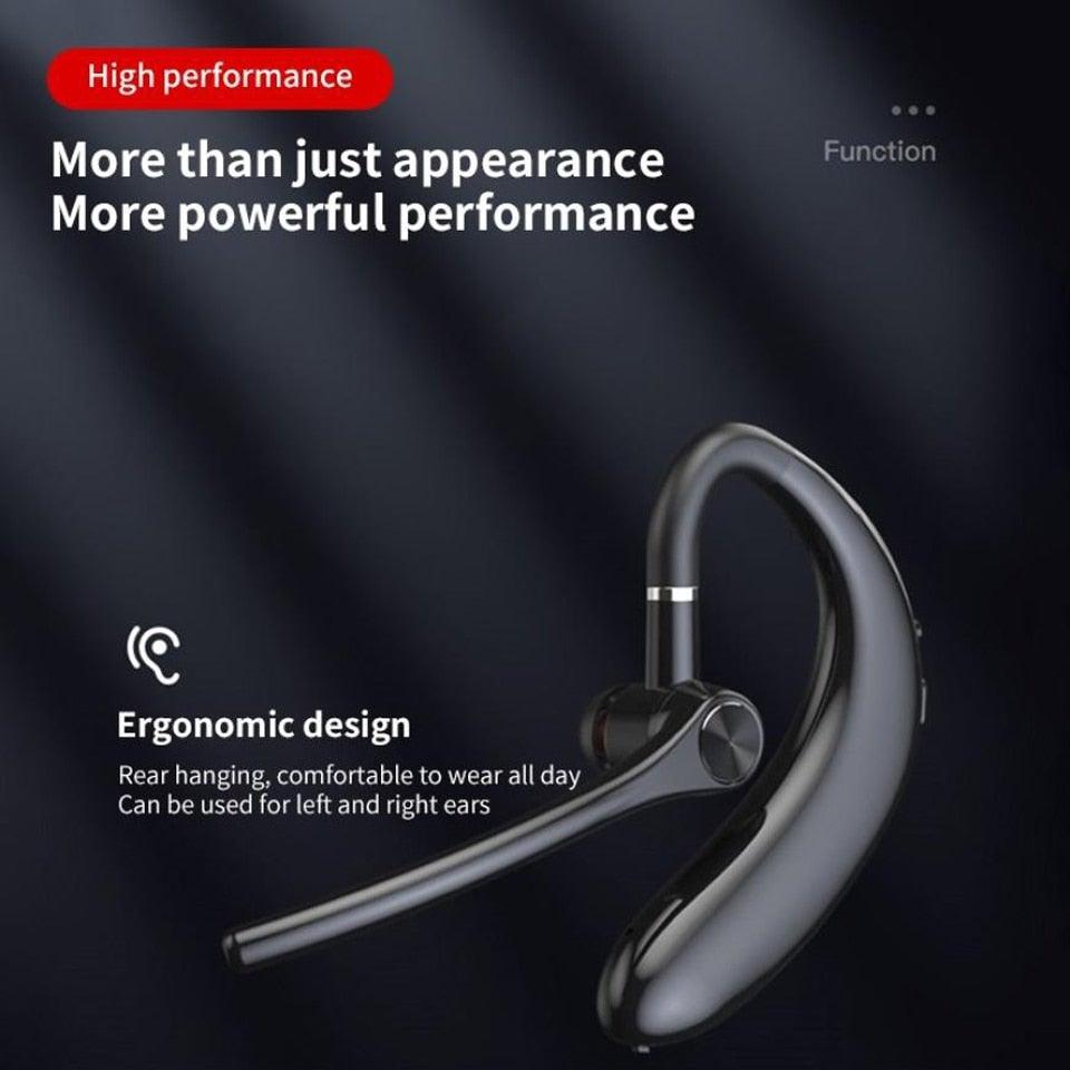 Wireless Headphones With Microphone Bluetooth Con Headset Earphones Updated Design with Industry Leading Sound & Improved Comfort, Long Wireless Range, Up to 24 Hours of Talk Time - STEVVEX Headphones - 123, Black headphones, Earphone, Earphones, Headphone, headphones, Music Earphones, One ear headphone - Stevvex.com