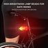 Wireless Remote Turn Signal Bicycle Light Indicator Smart LED Bike Taillight USB Rechargeable Cycling Rear Lamp USB LED Wireless Bike Rear Light Remote Control Bike Brake Light Bicycle Cycling Safety Outdoor Flashlight