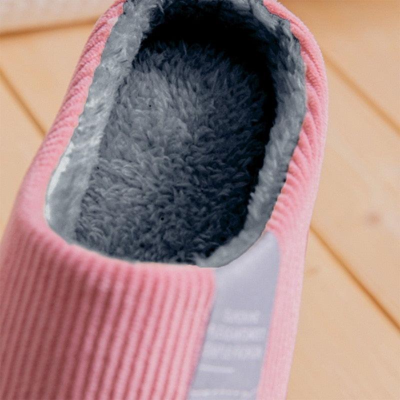 Woman Bedroom Winter Slippers Warm Home Slippers Women Shoes Indoor House Slippers Comfy House Shoes Slip On Memory Foam Bedroom Slippers Indoor Home Shoes