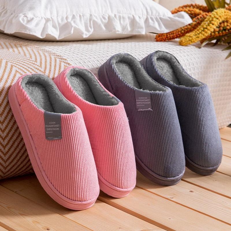 Woman Bedroom Winter Slippers Warm Home Slippers Women Shoes Indoor House Slippers Comfy House Shoes Slip On Memory Foam Bedroom Slippers Indoor Home Shoes