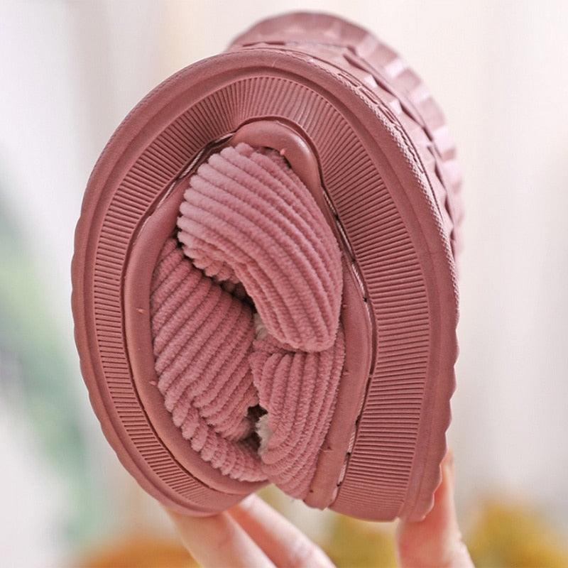 Woman Bedroom Winter Slippers Warm Home Slippers Women Shoes Indoor House Slippers Comfy House Shoes Slip On Memory Foam Bedroom Slippers Indoor Home Shoes