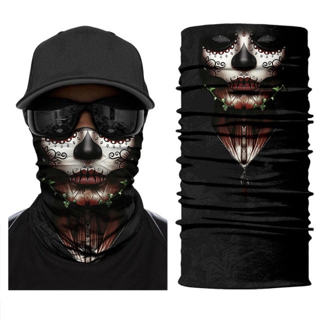 Women Balaclava Neck Gaiter Tubular Buff Bandana Scarf Headgear Bicycle Half Mask Face Cover Venom Headband Summer Men Beanie Hat Windproof Head Scarves Neck Warmer Cycling Camping Hiking Men Women Fashion Magic Scarves Turban Outdoor Headband