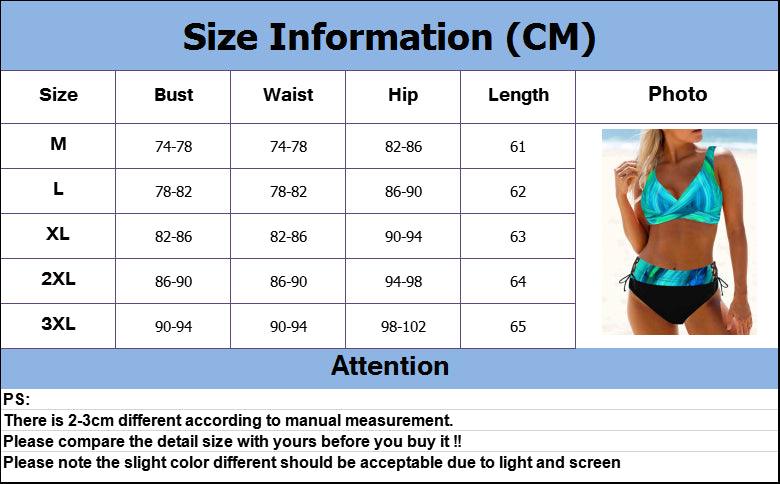 Women Bikini Plus Size Push Up Swimsuit High Waist Bikini Set Women's Push-up Halter Bandage Bikini Swimsuits Swim Bottoms Swimwear Bathing Suit Beachwear Swimming Suit