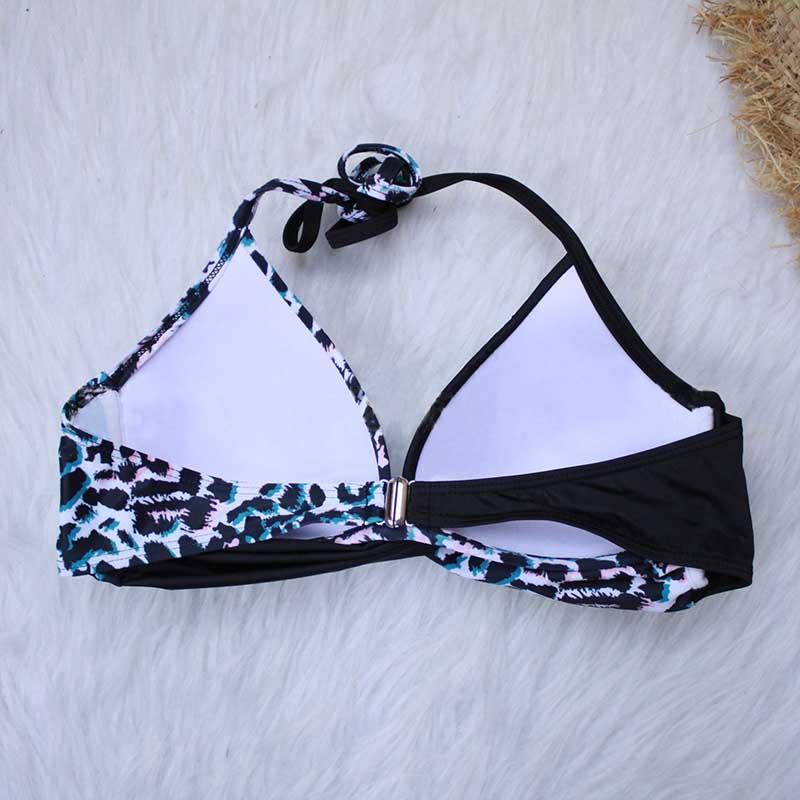 Women Bikini Set Push Up Female Swimsuit Swimwear Swim Two Piece Brazilian Bathing Suit Large Plus Size Women's Twist Front High Waist Bikini Swimsuit Drawstring Tie Side Bottom Two Piece Bathing Suit